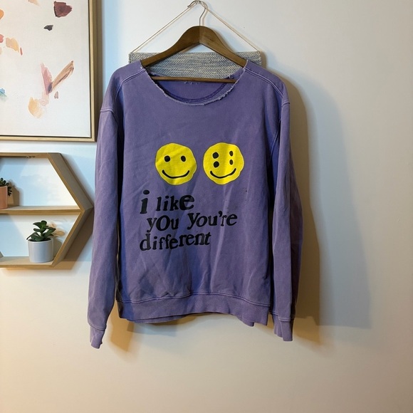Cactus Plant Flea Market Tops - Cactus Plant Flea Market x Union I Like You You're Different Crewneck Large